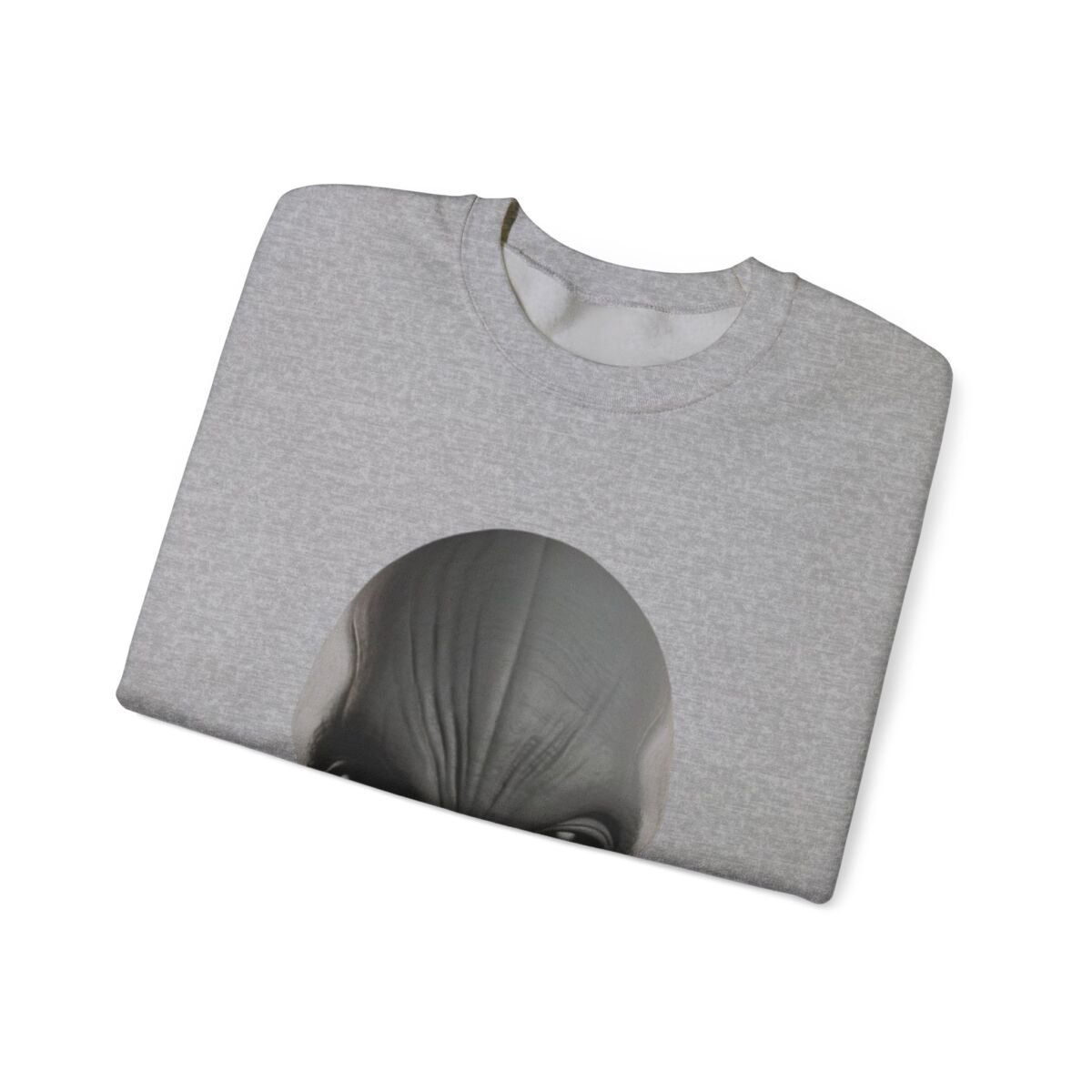 C ute A lien Pr in t Unise x Heavy Blend™ Crewneck Sweatshirt Alien Hoodie , Cute Alien Gif t, Sweater, Unique Sweatshirt, prin t Hoodie. - Image 11