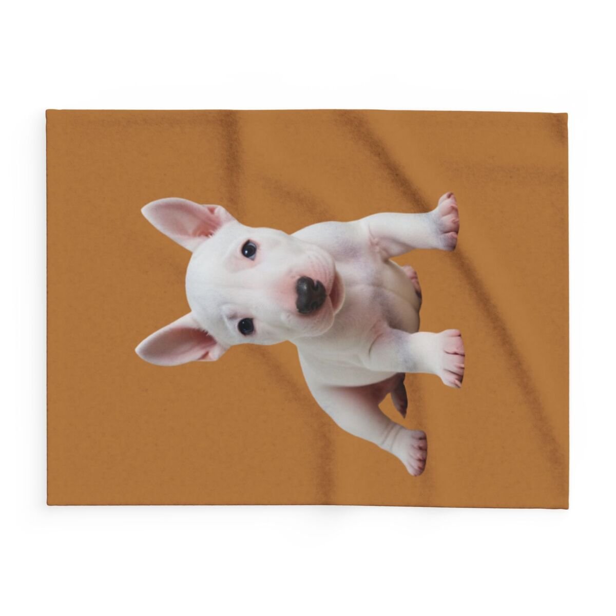English Bull Terrier Puppy Arctic Fleece Blanket - Image 2