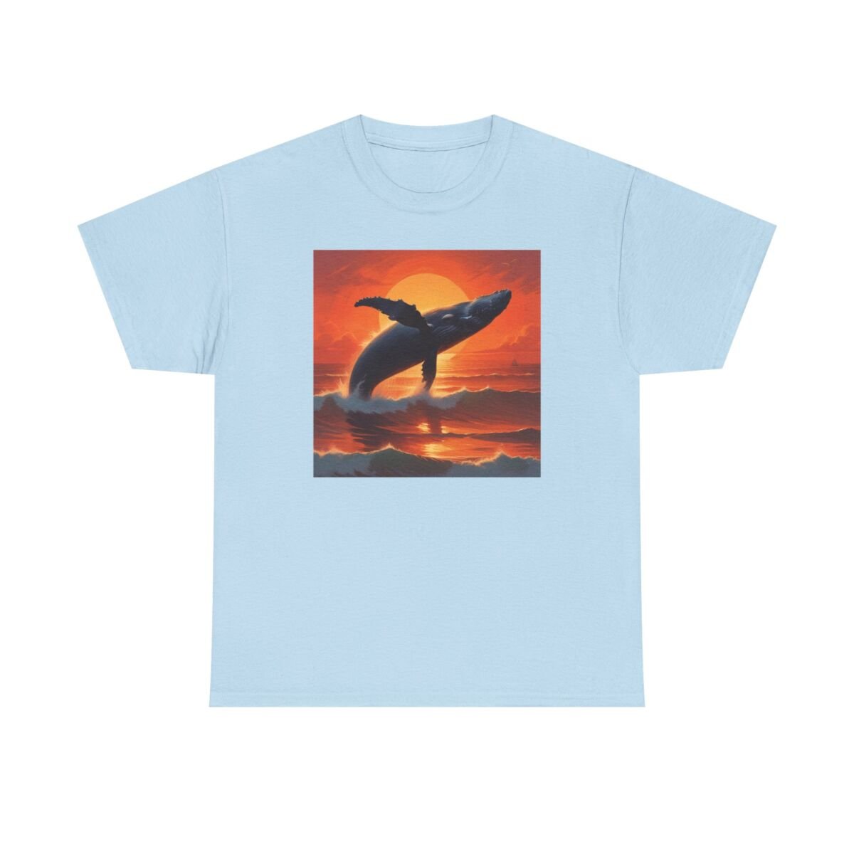 Save The Whales Unisex Heavy Cotton Tee - Image 57