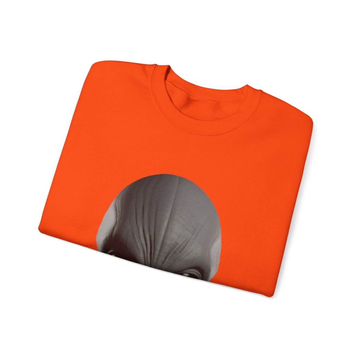 C ute A lien Pr in t Unise x Heavy Blend™ Crewneck Sweatshirt Alien Hoodie , Cute Alien Gif t, Sweater, Unique Sweatshirt, prin t Hoodie. - Image 19