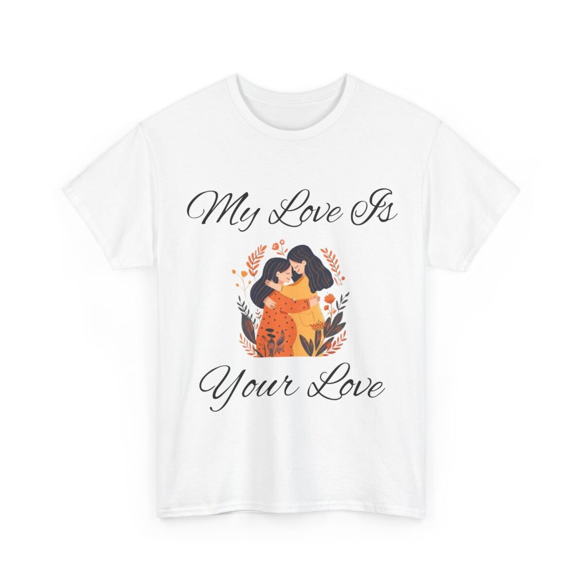 Mother Daughter Tshirts Unisex Heavy Cotton Tee - Image 3