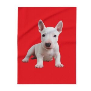 English Bull Terrier Puppy Arctic Fleece Blanket