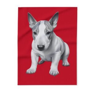 English Bull Terrier Puppy Arctic Fleece Blanket