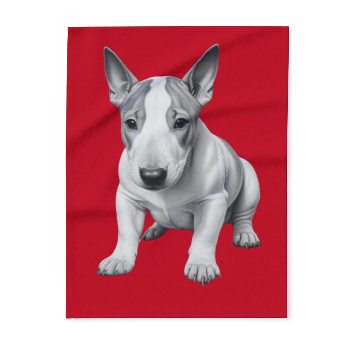 English Bull Terrier Puppy Arctic Fleece Blanket