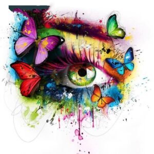 DIY Diamond Painting Painted Eyes Beautiful Art