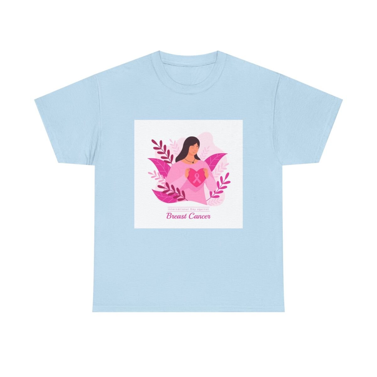 Breast Cancer Awareness Unisex Heavy Cotton Tee - Image 53