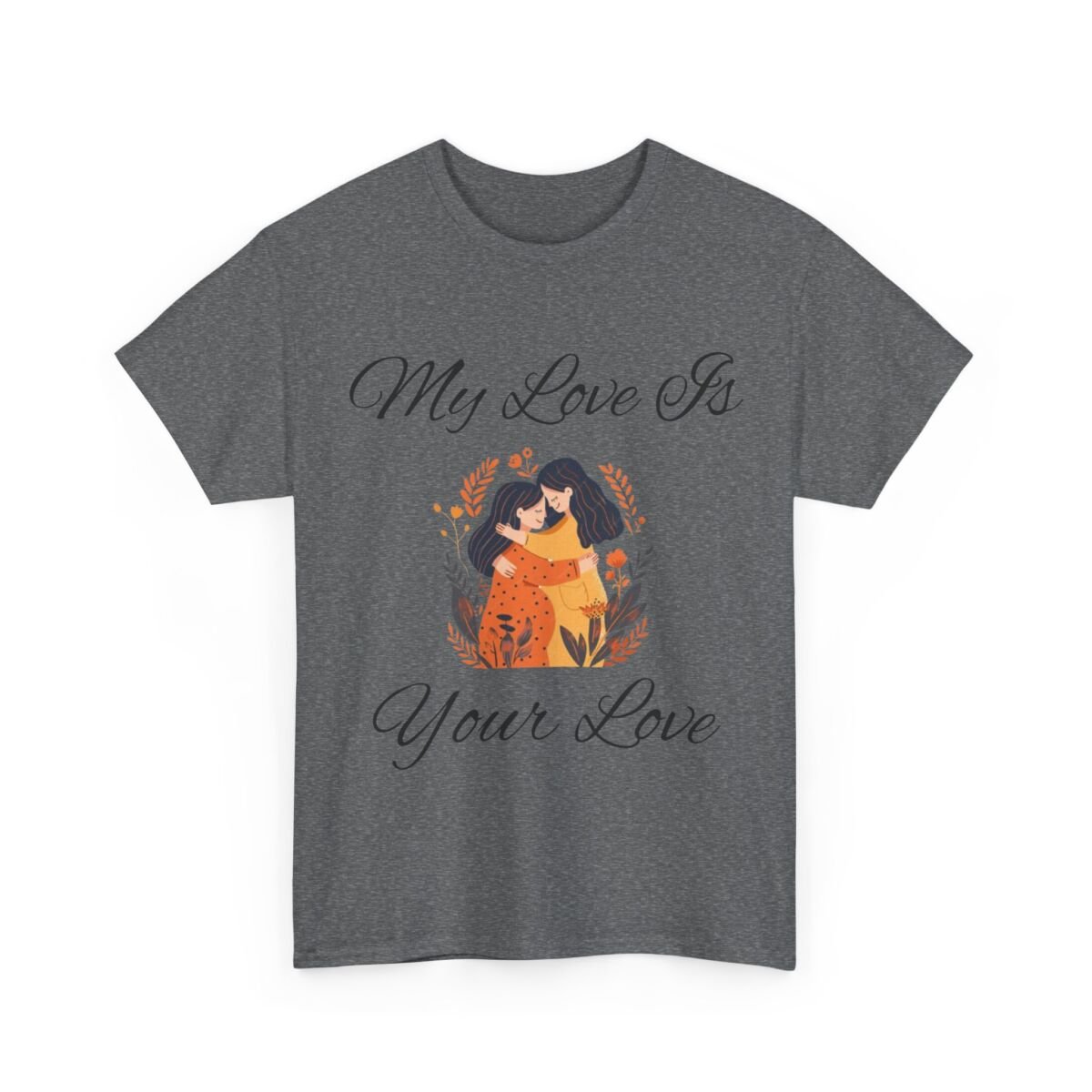 Mother Daughter Tshirts Unisex Heavy Cotton Tee - Image 51
