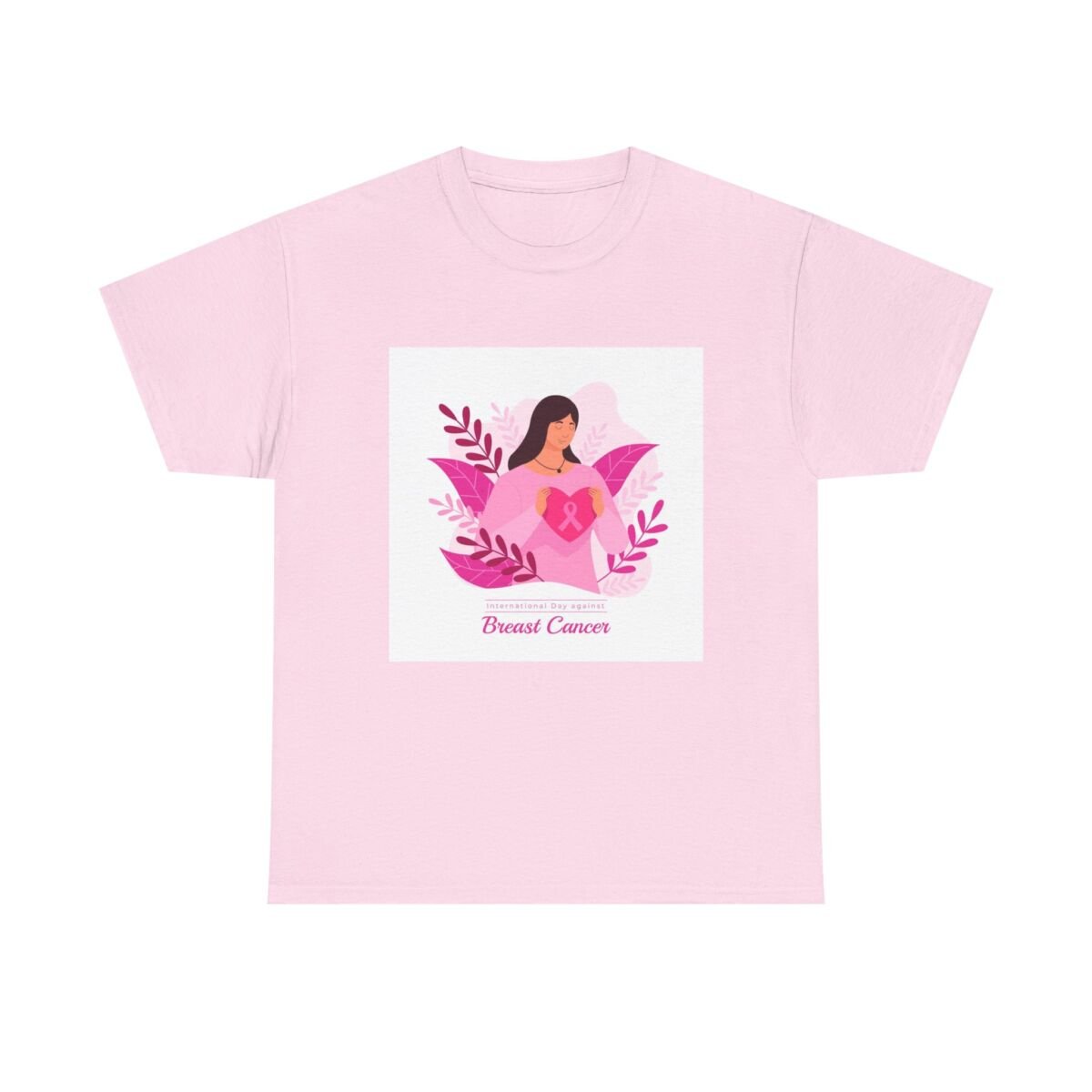 Breast Cancer Awareness Unisex Heavy Cotton Tee - Image 61