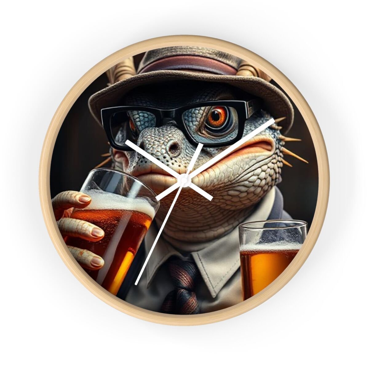 Wall Clock - Bearded Dragon Chamelion Gecko Water Dragon iguana Design - Image 16