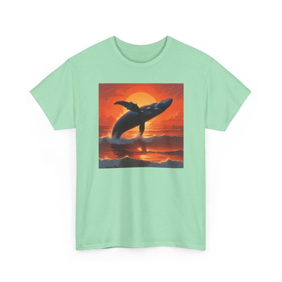Save The Whales Unisex Heavy Cotton Tee - Image 51