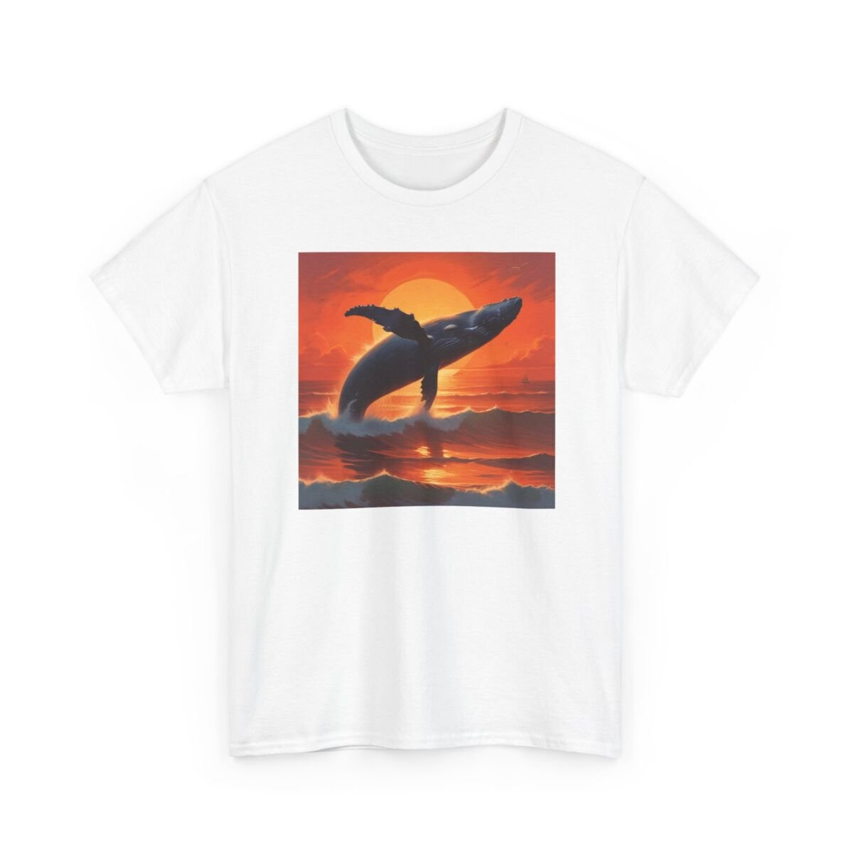 Save The Whales Unisex Heavy Cotton Tee - Image 3