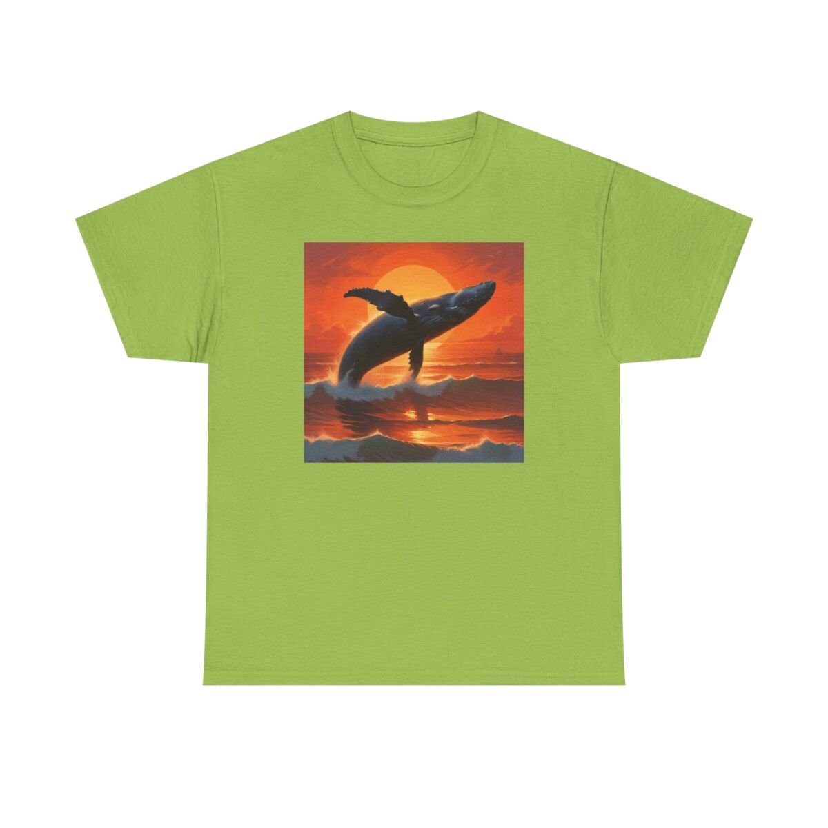 Save The Whales Unisex Heavy Cotton Tee - Image 45
