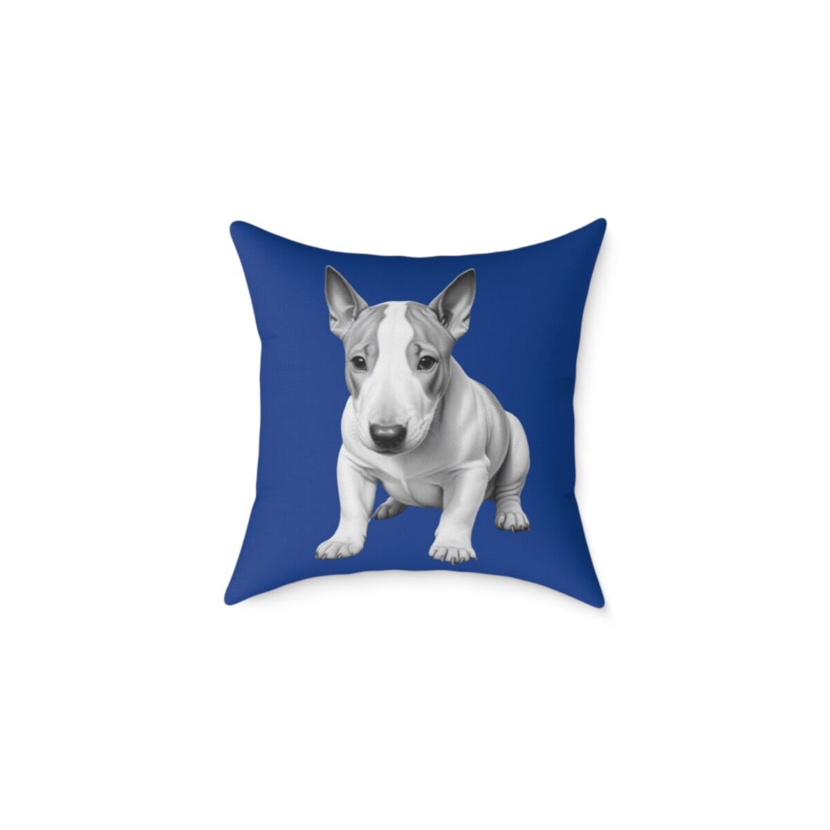English Bull Terrier Square Poly Canvas Pillow - Image 5