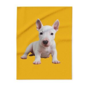 English Bull Terrier Puppy Arctic Fleece Blanket