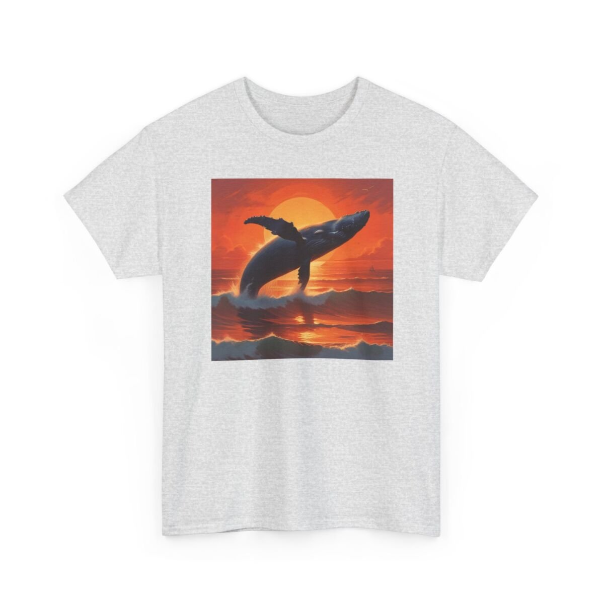 Save The Whales Unisex Heavy Cotton Tee - Image 7