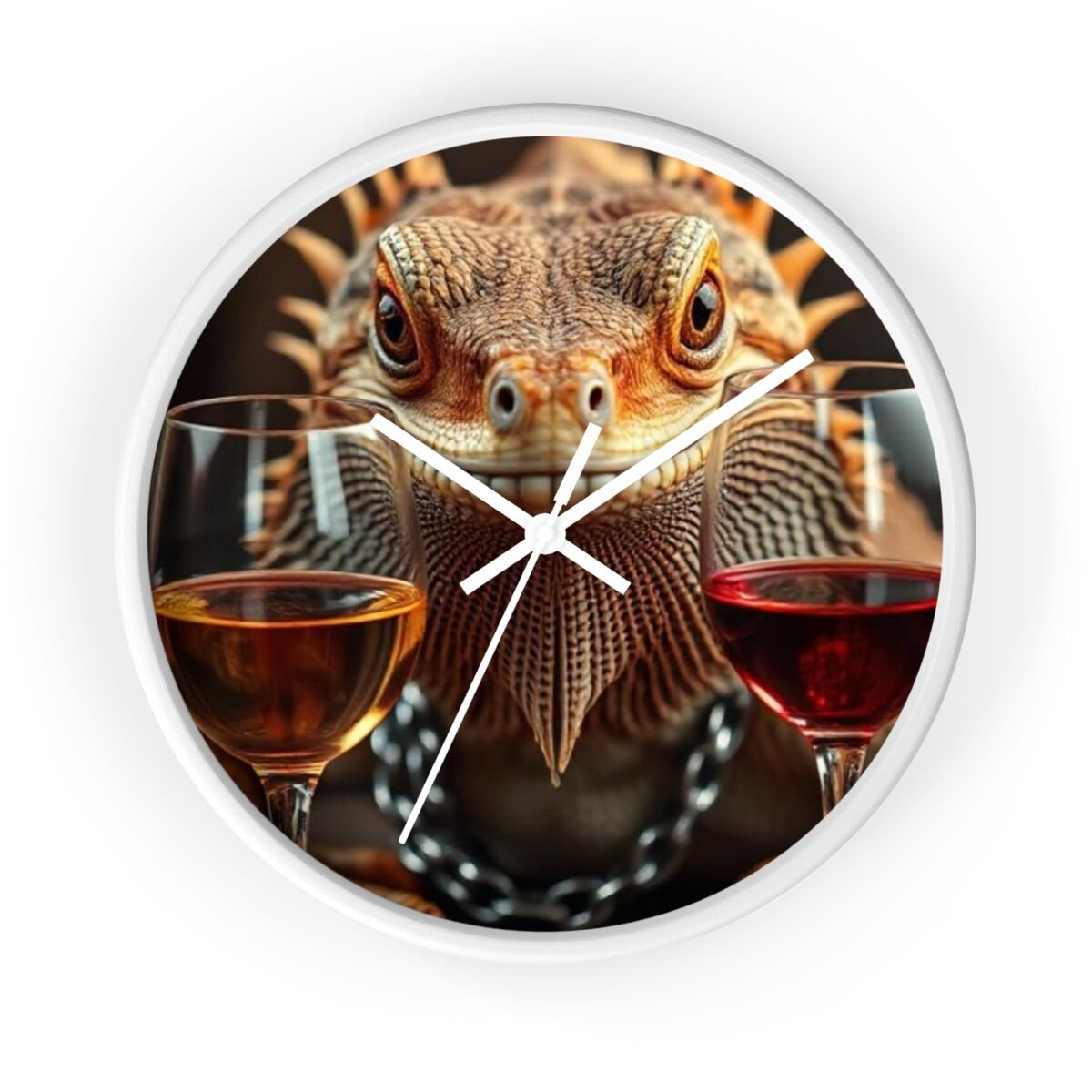 Wall Clock - Bearded Dragon Chamelion Gecko Water Dragon iguana Design - Image 10