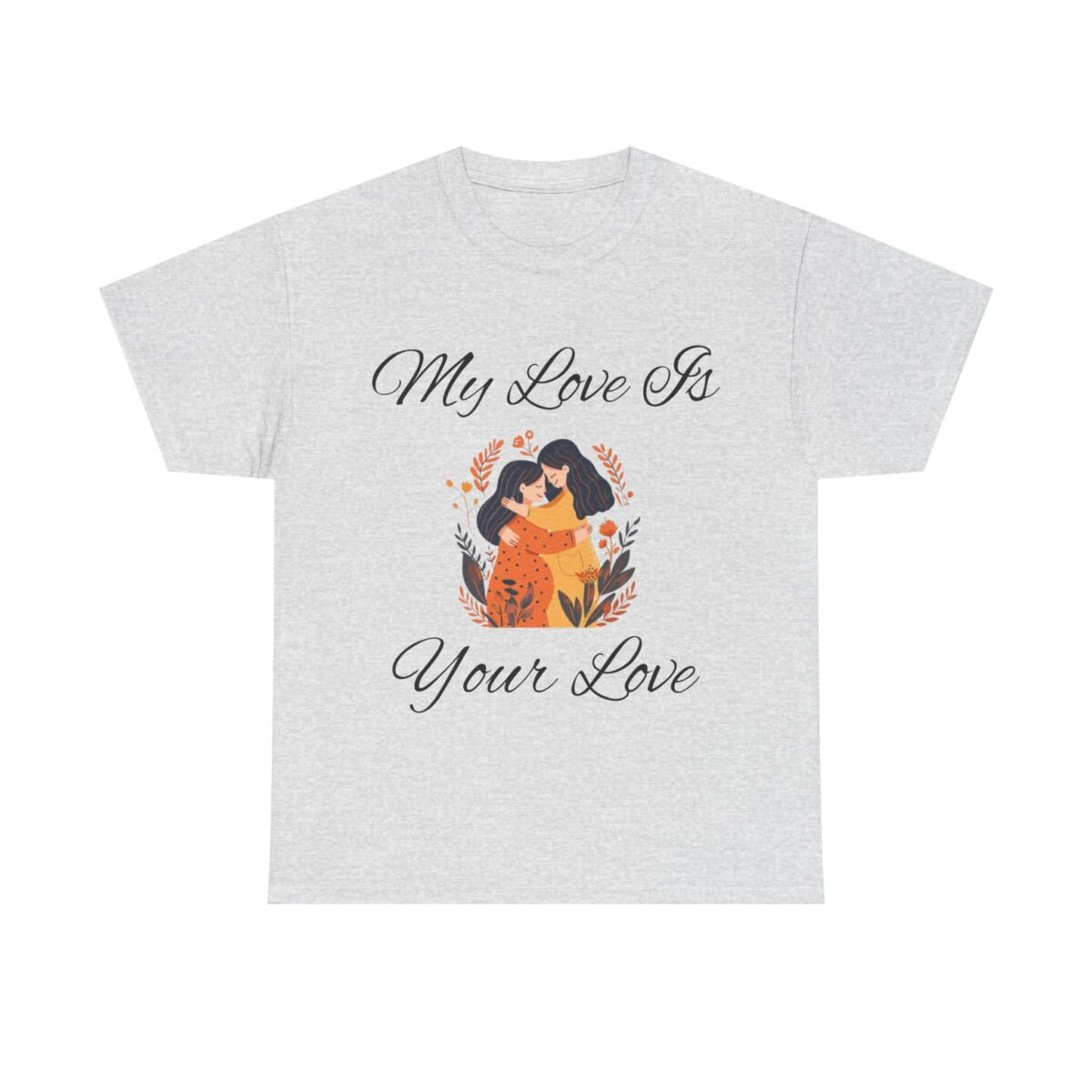 Mother Daughter Tshirts Unisex Heavy Cotton Tee - Image 5