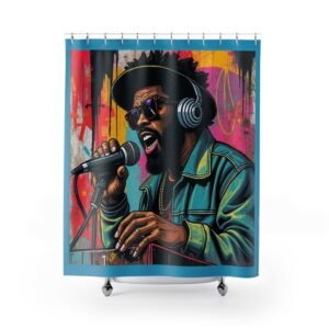 Shower Curtains - Cartoon Ethnic Graffiti Art