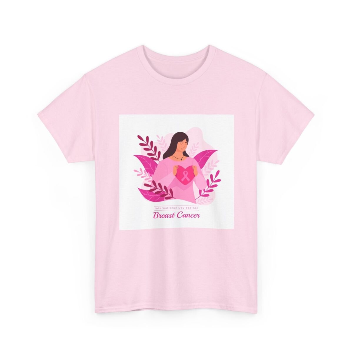 Breast Cancer Awareness Unisex Heavy Cotton Tee - Image 63