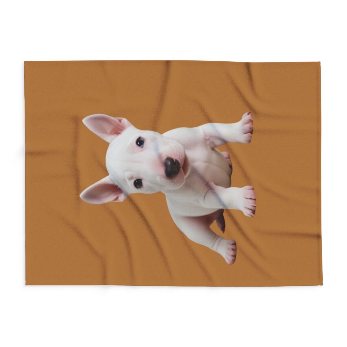 English Bull Terrier Puppy Arctic Fleece Blanket - Image 10