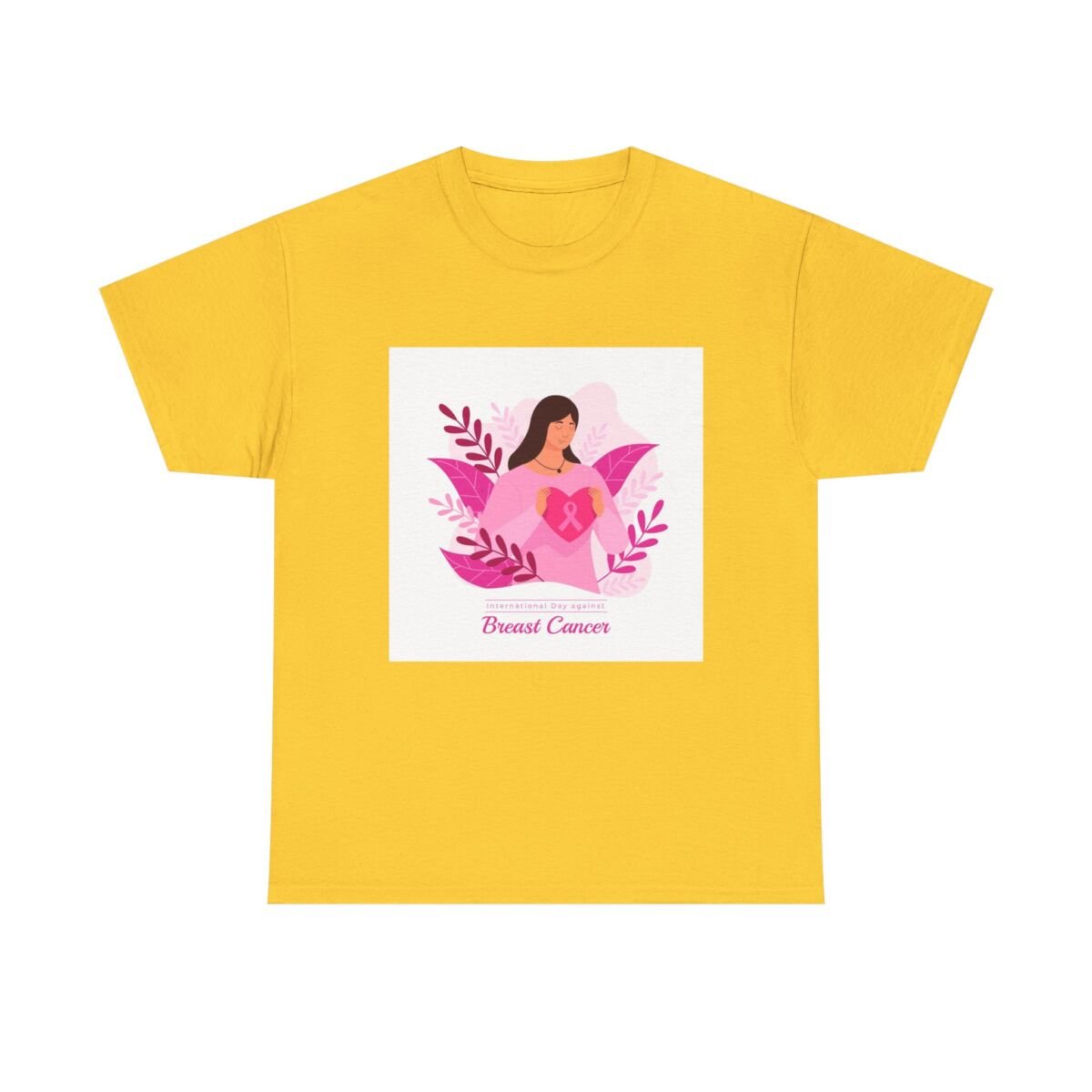 Breast Cancer Awareness Unisex Heavy Cotton Tee - Image 37