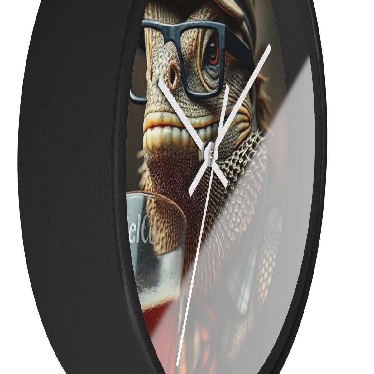 Wall Clock - Bearded Dragon Chamelion Gecko Water Dragon iguana Design - Image 5