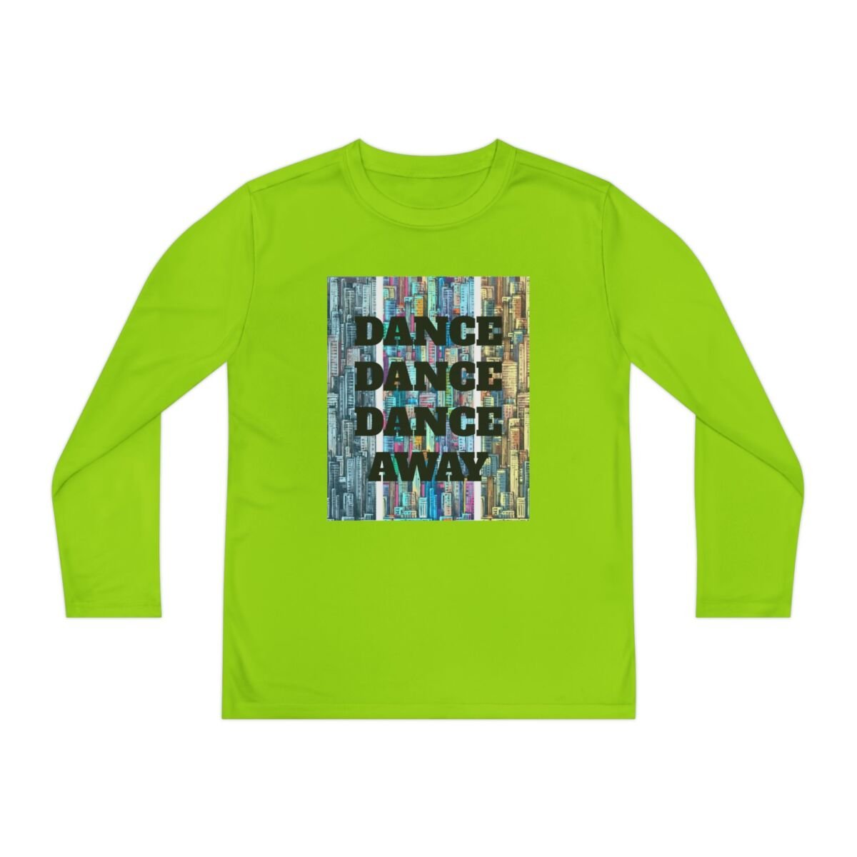 Motivational Quote Phrase Youth Long Sleeve Competitor Tee - Image 25