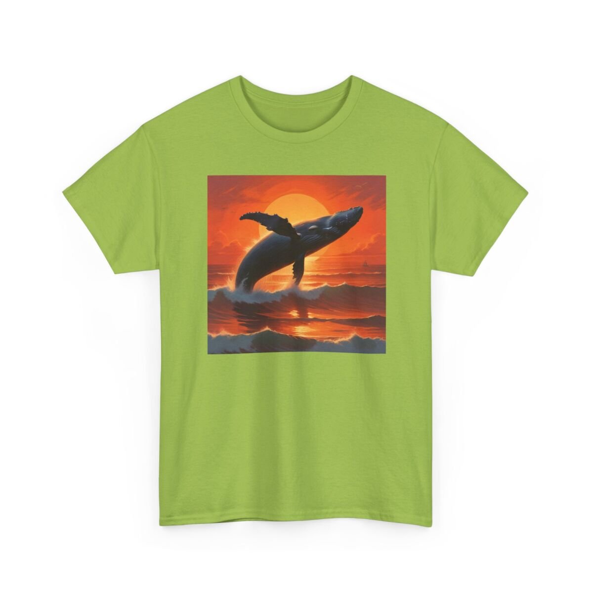 Save The Whales Unisex Heavy Cotton Tee - Image 47