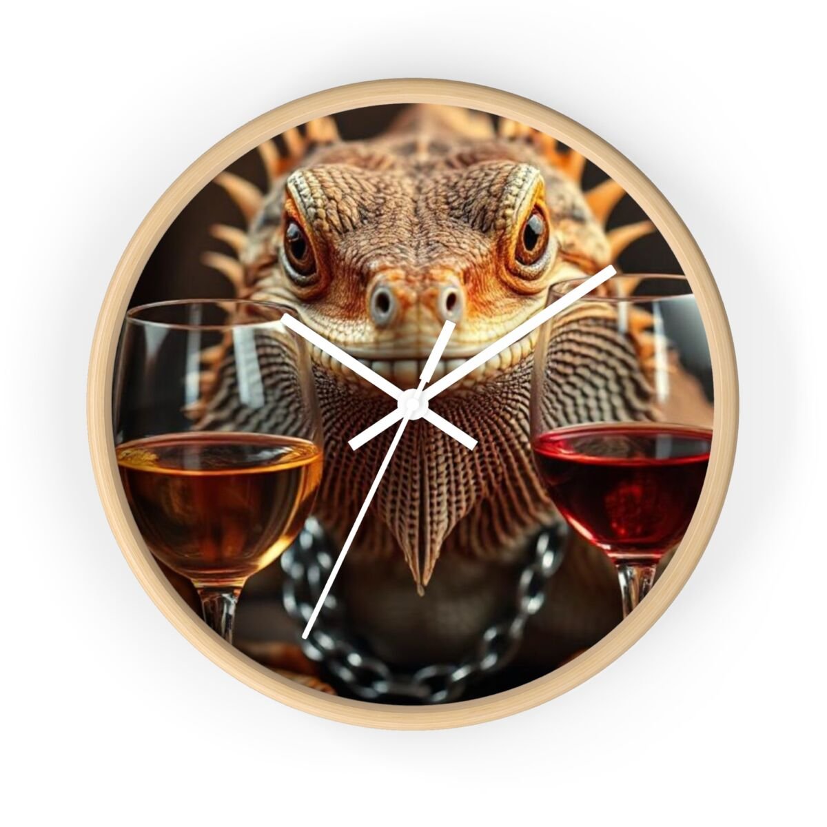 Wall Clock - Bearded Dragon Chamelion Gecko Water Dragon iguana Design - Image 16