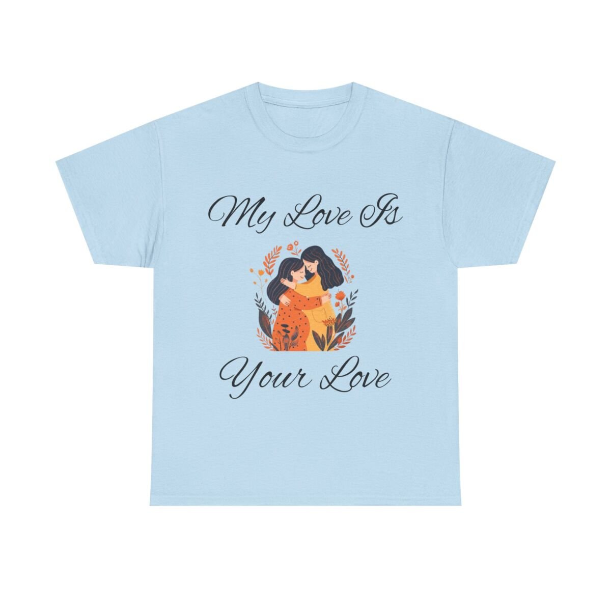 Mother Daughter Tshirts Unisex Heavy Cotton Tee - Image 53