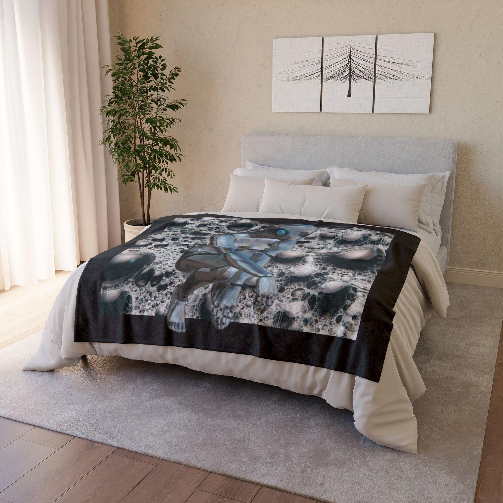 Sci fi Soft Polyester Blanket - Image 8