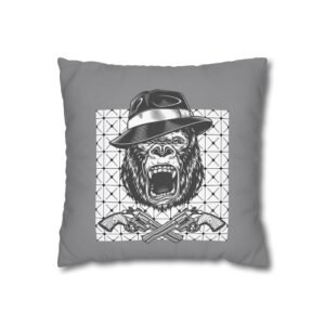 Gangster Square Poly Canvas Pillowcase