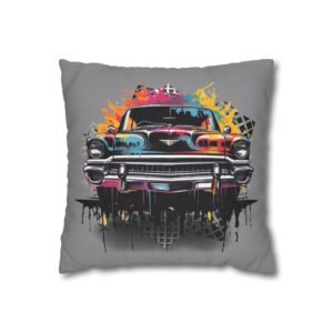 Gangster Square Poly Canvas Pillowcase