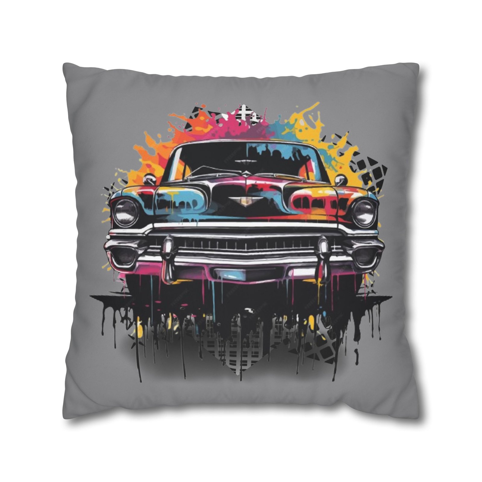 Gangster Square Poly Canvas Pillowcase - Image 13