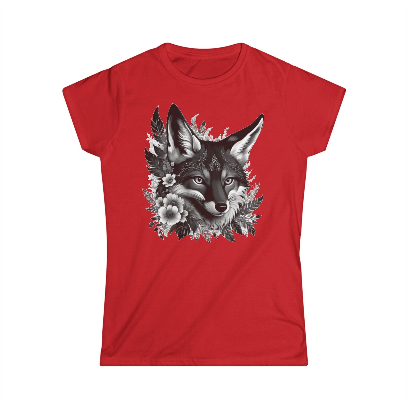 Fox Tattoo Soft style Tshirt - Image 41