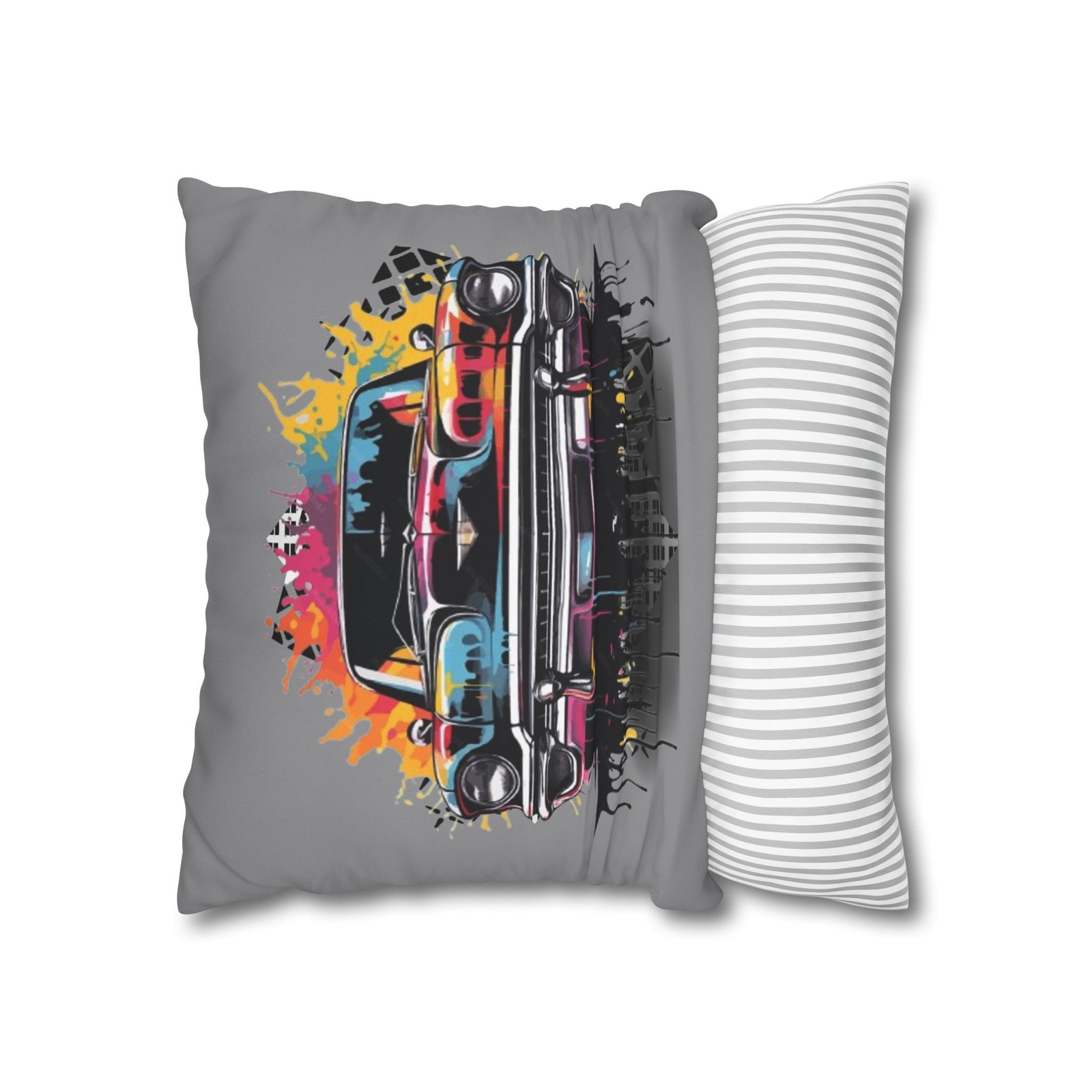 Gangster Square Poly Canvas Pillowcase - Image 6