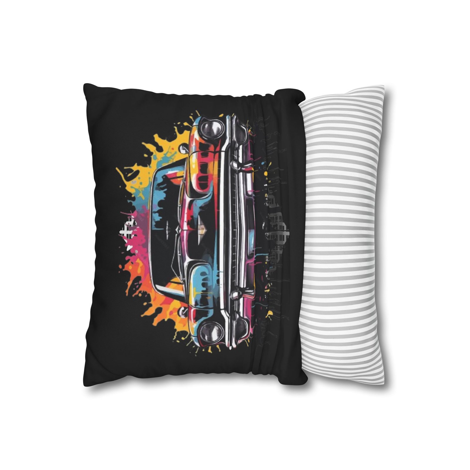 Gangster Square Poly Canvas Pillowcase - Image 2