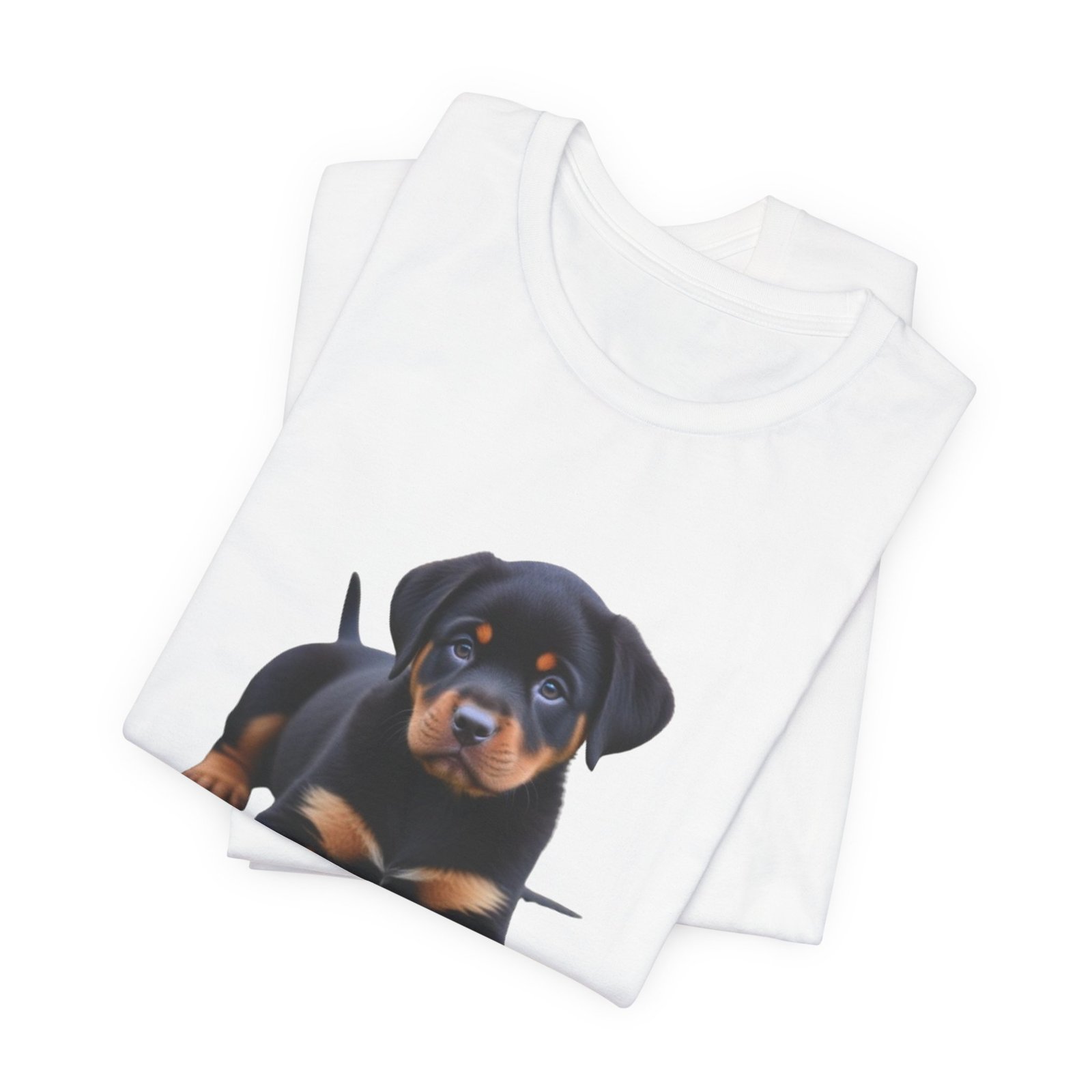 Rottweiller Pup Unisex Short Sleeve Tee teen tshirt womens holiday top summer clothes womens Beach top gift womens tee mum birthday gifts - Image 3