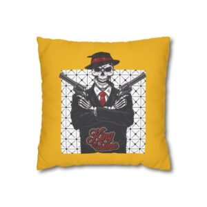 Gangster Square Poly Canvas Pillowcase