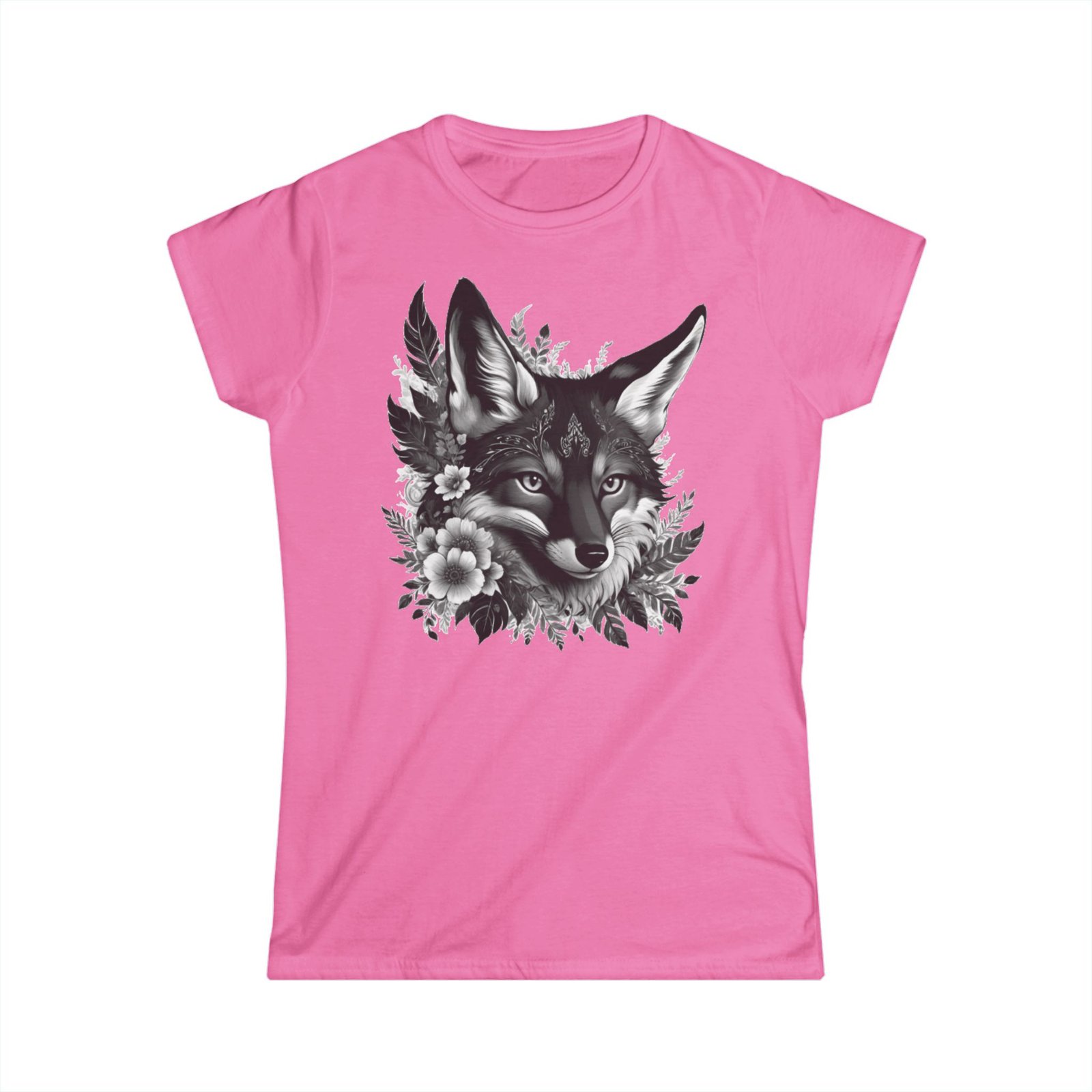 Fox Tattoo Soft style Tshirt - Image 37