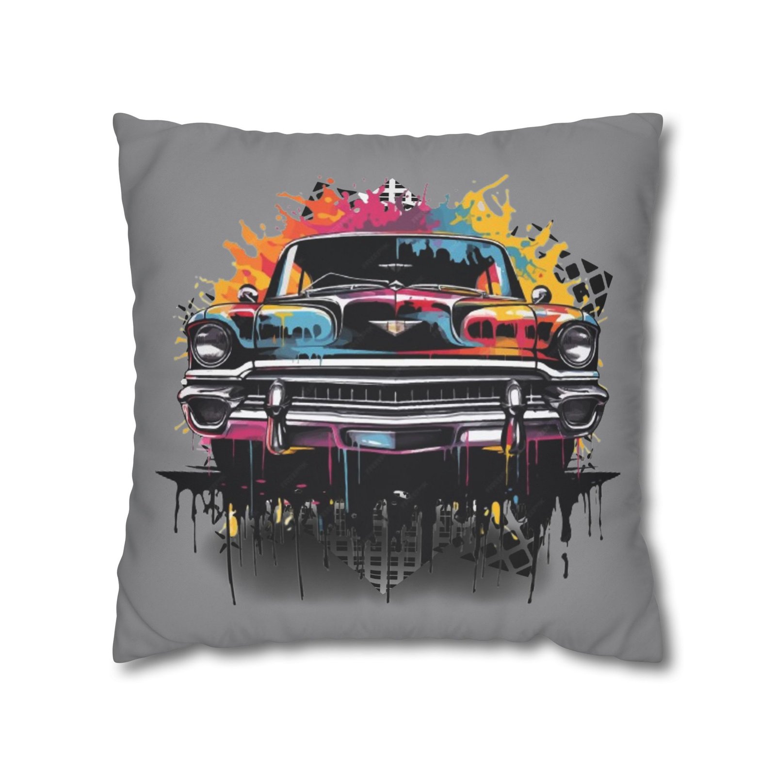 Gangster Square Poly Canvas Pillowcase - Image 9
