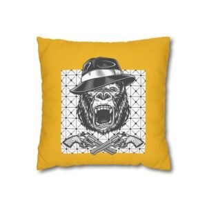 Gangster Square Poly Canvas Pillowcase