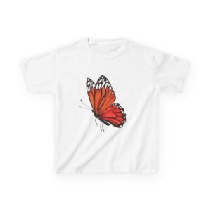 Beautiful Butterfly Prin t Kids Tee G ift .kids tshirt girls tshirt girls top kids tee butterfly gif t holiday T- shirt beach G ift.