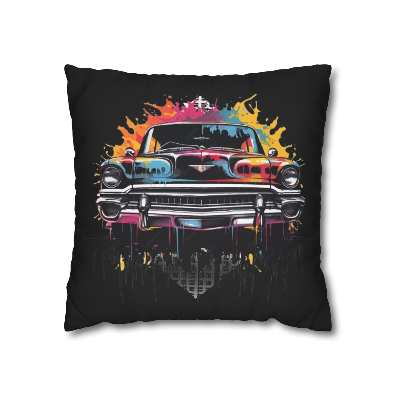Gangster Square Poly Canvas Pillowcase - Image 5
