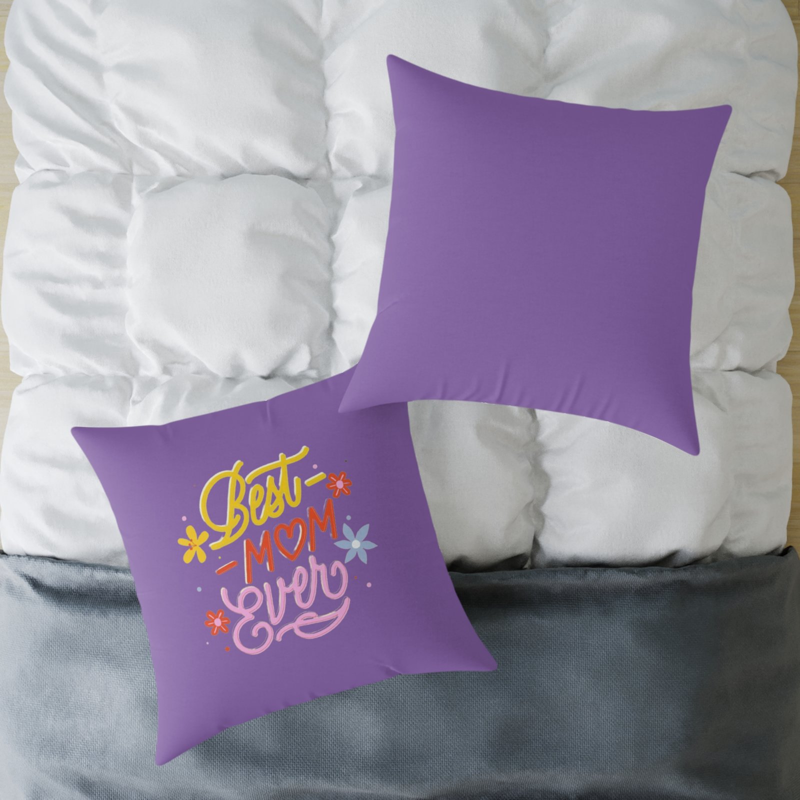 Best Mum Square Poly Canvas Pillow - Image 20