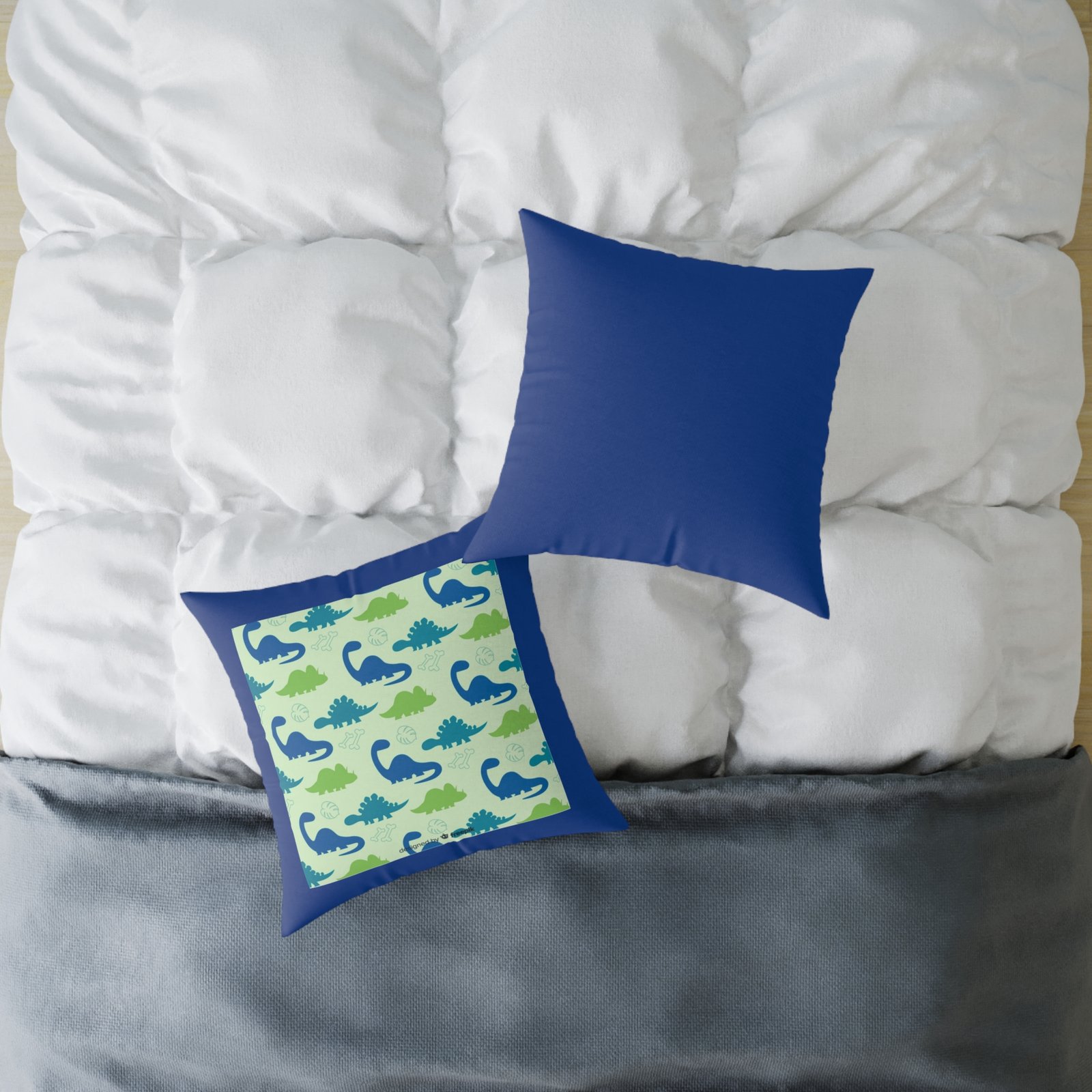 Dinassaur Square Poly Canvas Pillow - Image 12