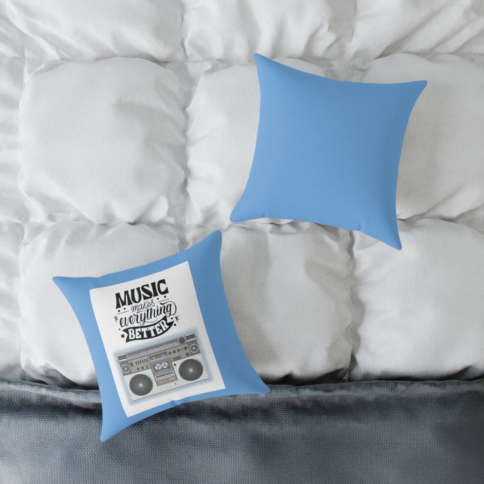 Music Poly Canvas Pillow - Image 4
