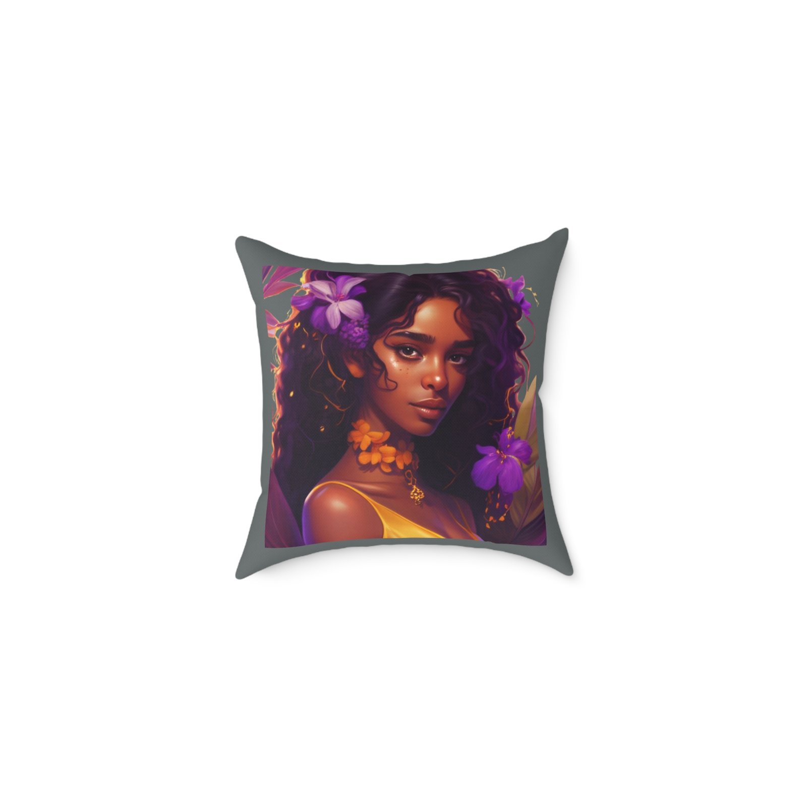 Charming Square Poly Canvas Pillow