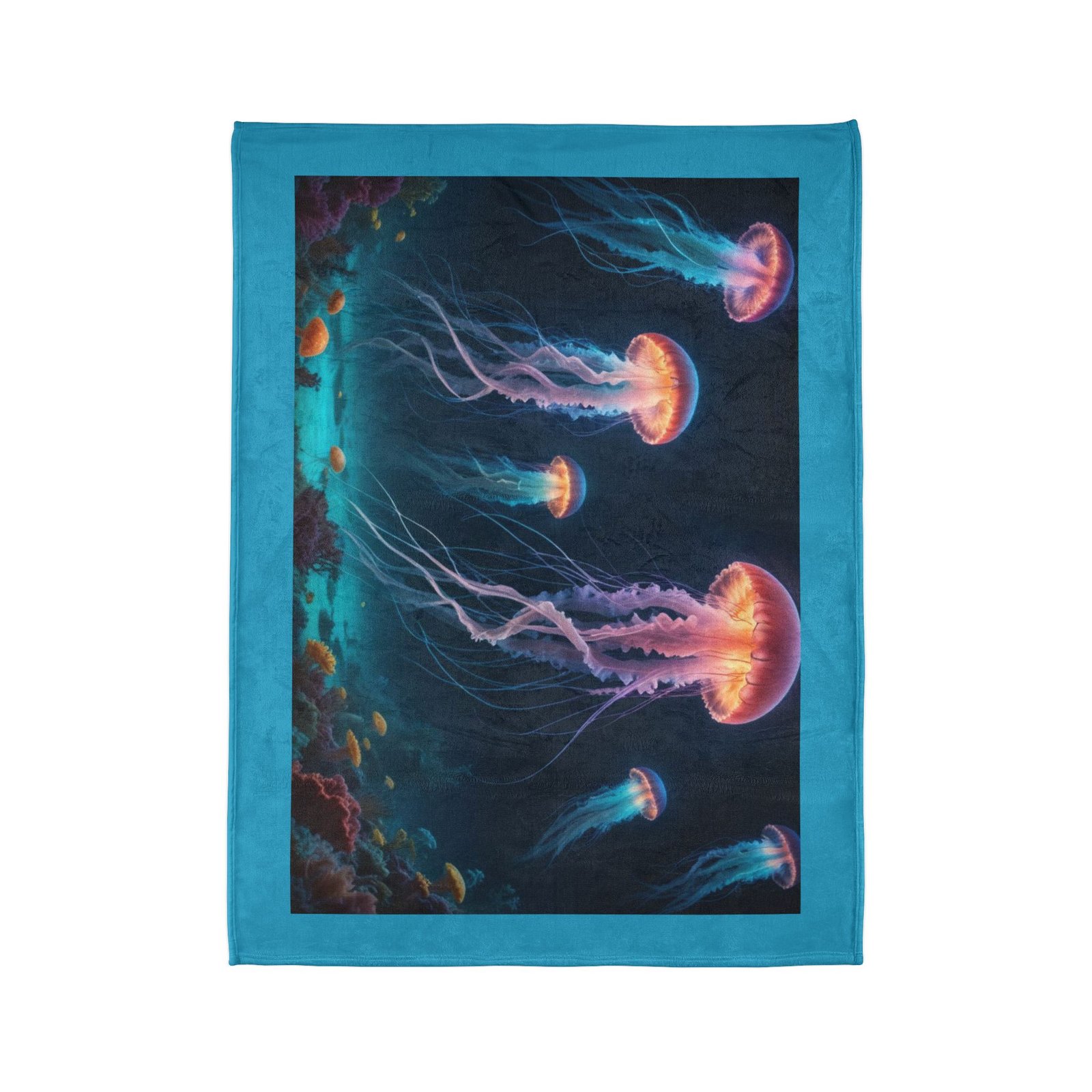 Jelly Fish Soft Polyester Blanket - Image 10