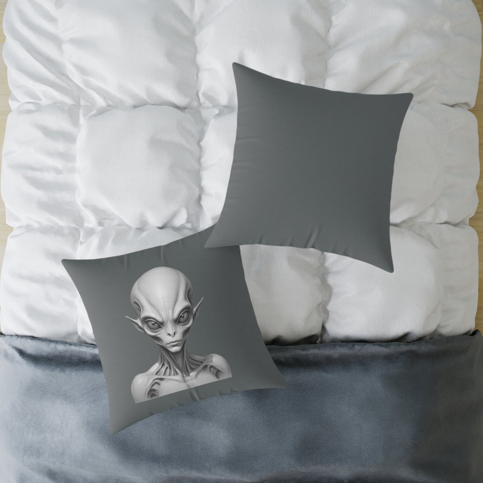 Alien Square Poly Canvas Pillow - Image 16